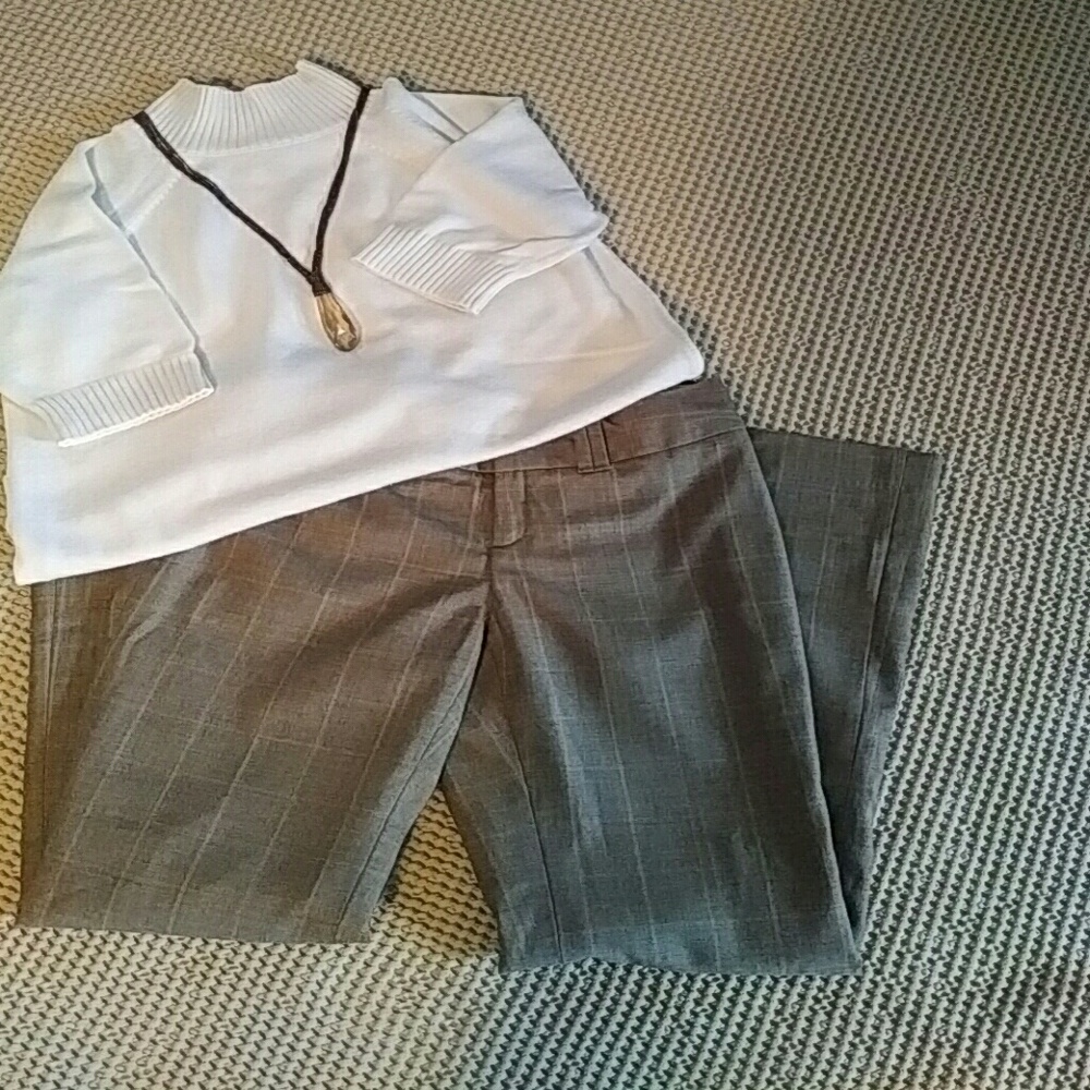 Banana Republic plaid pants
